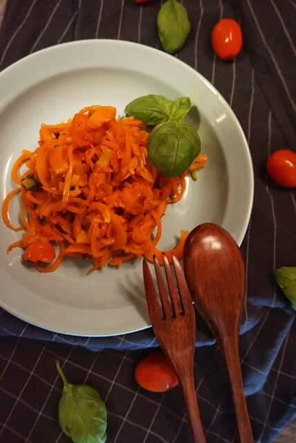Low Carb Karotten Spaghetti