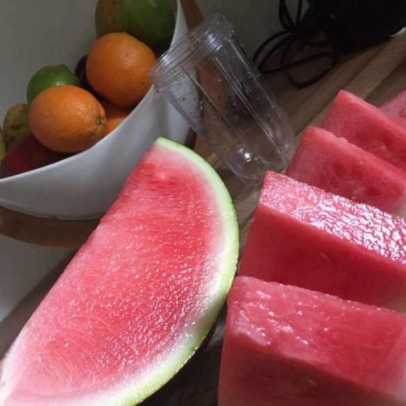 Wassermelone Smoothie mit Orange