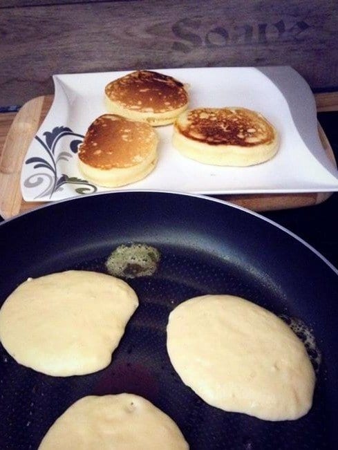 Dicke-fluffige Pancakes nach amerikanischer Art